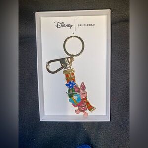 BNIB Baublebar Disney Winnie the Pooh Keychain PIGLET Holiday Christmas Gift